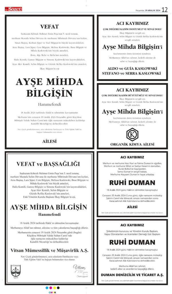 19 Aralık vefat 3