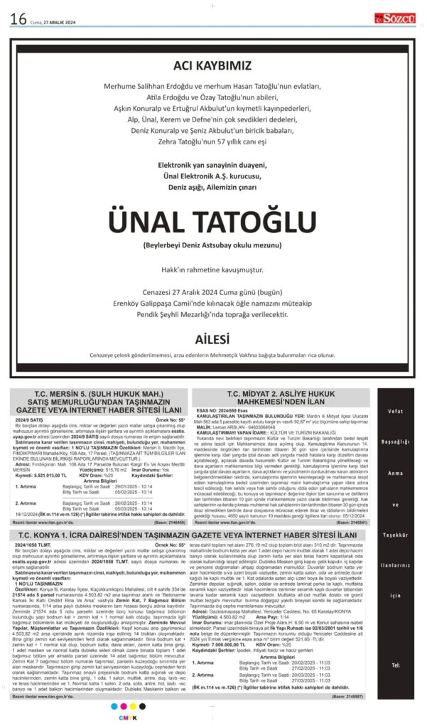 27 Aralık Vefat 3