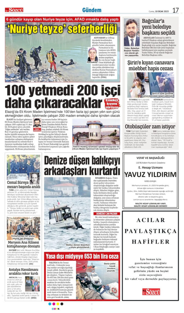 10 Ocak Vefat