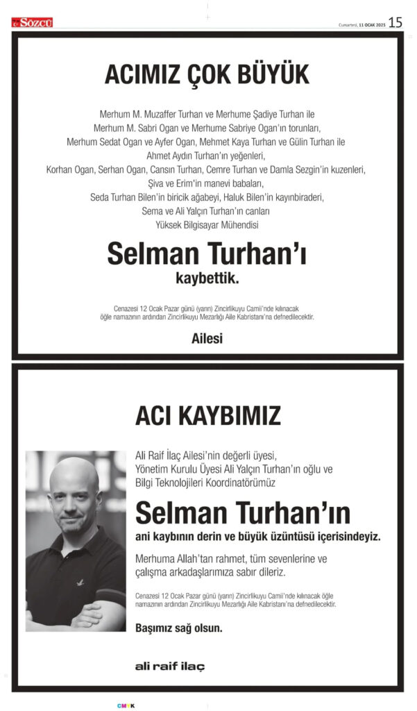 11 Ocak Vefat
