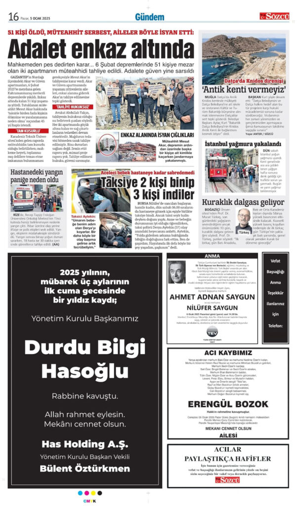 5 Ocak Vefat 2025 3.gorsel