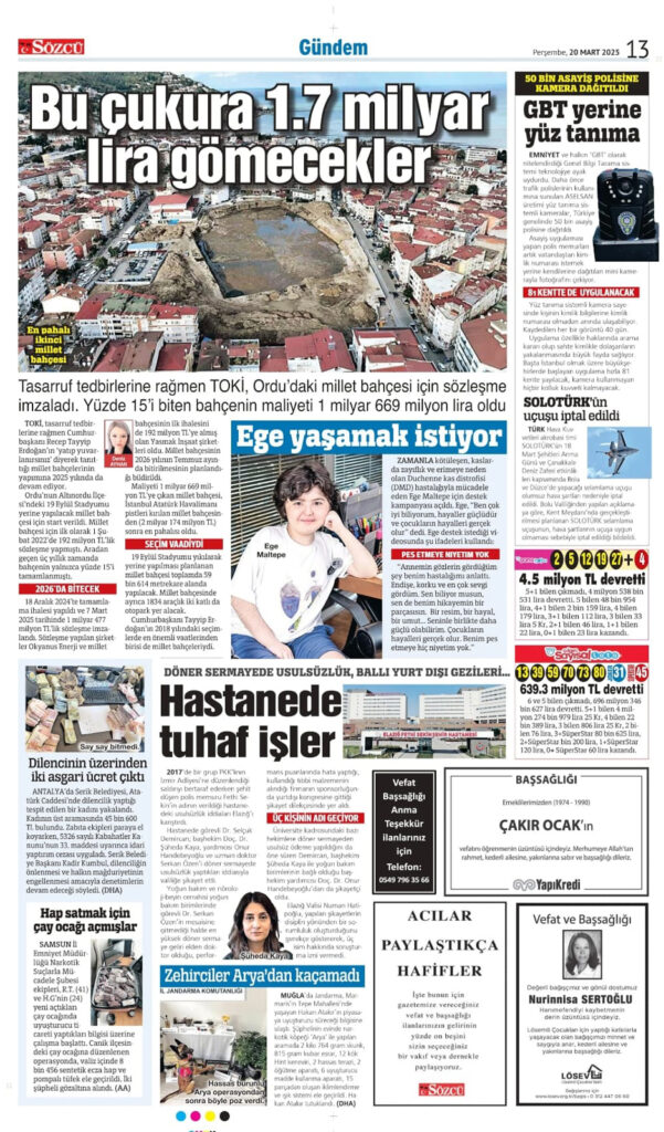 20 Mart Vefat ve Başsağlığı İlanları