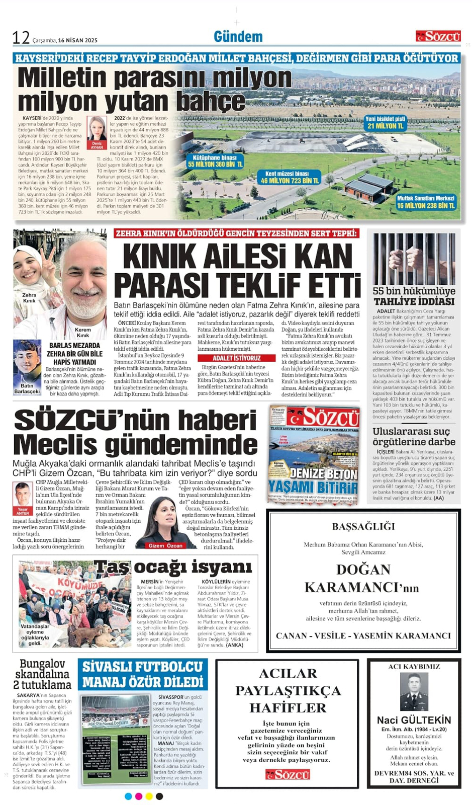 16 Nisan İlanları 2