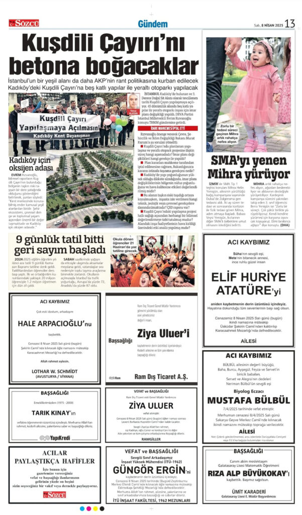 8 Nisan İlanları