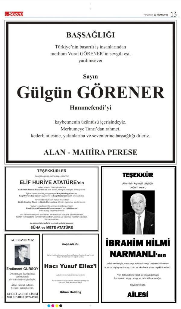10 Nisan İlanları 2