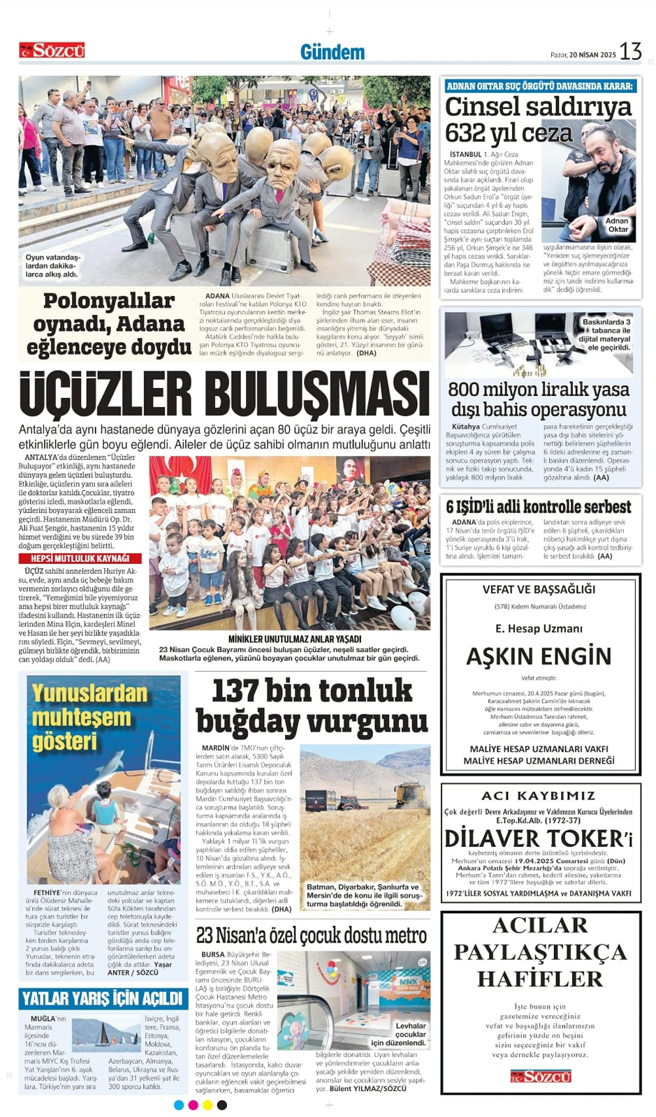 20 Nisan İlanları