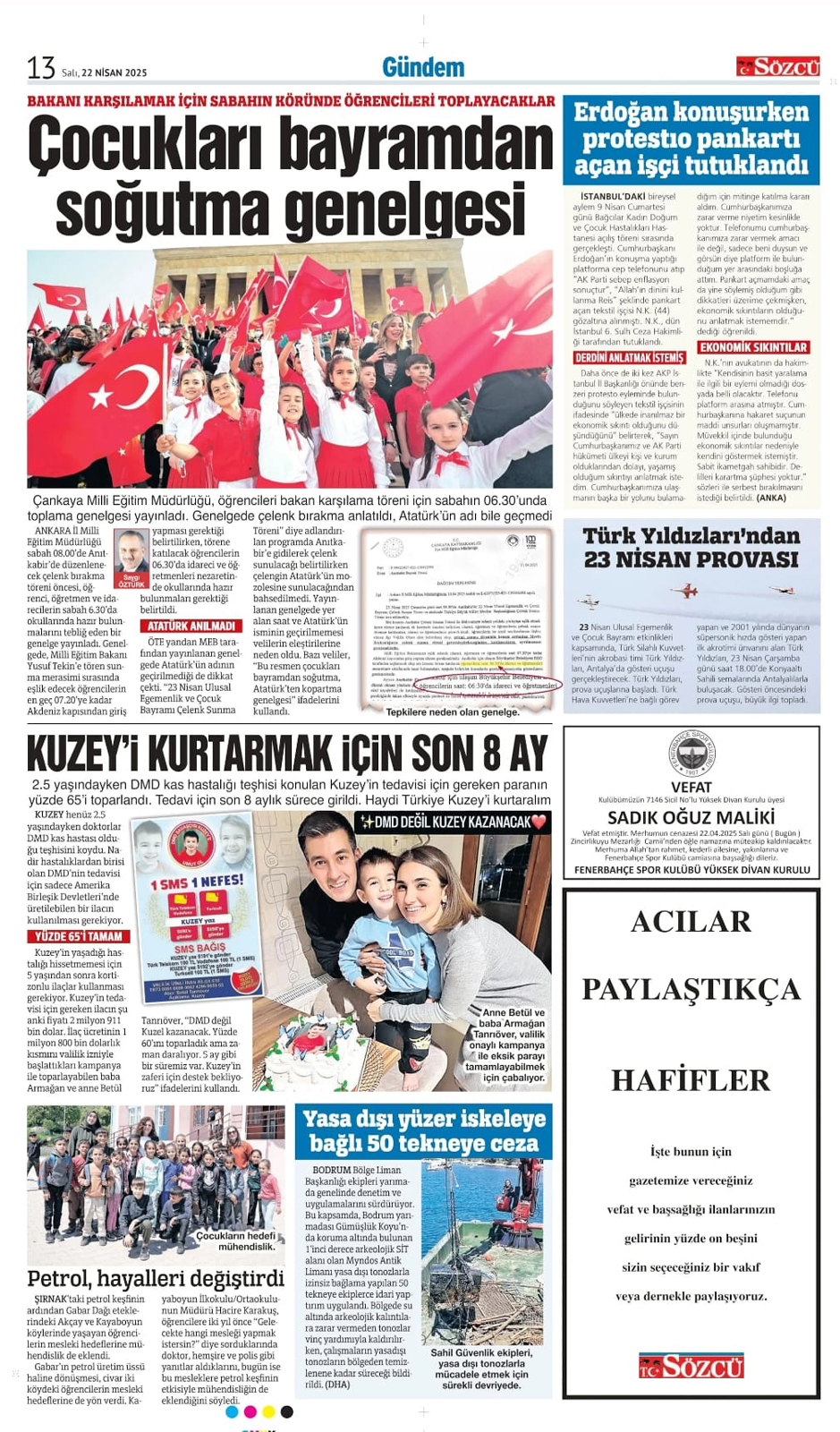 22 Nisan İlanları