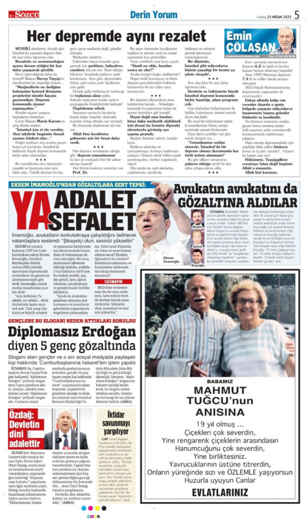 25 Nisan İlanları