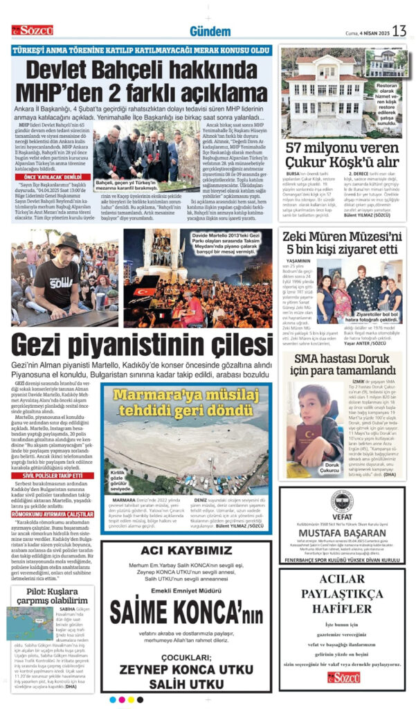 4 Nisan İlanları