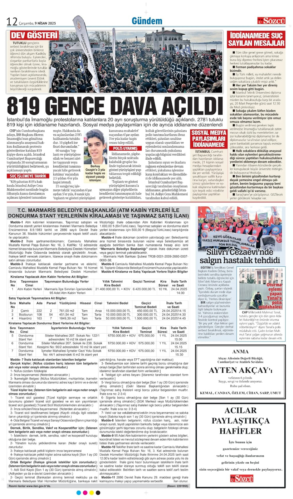9 Nisan İlanları
