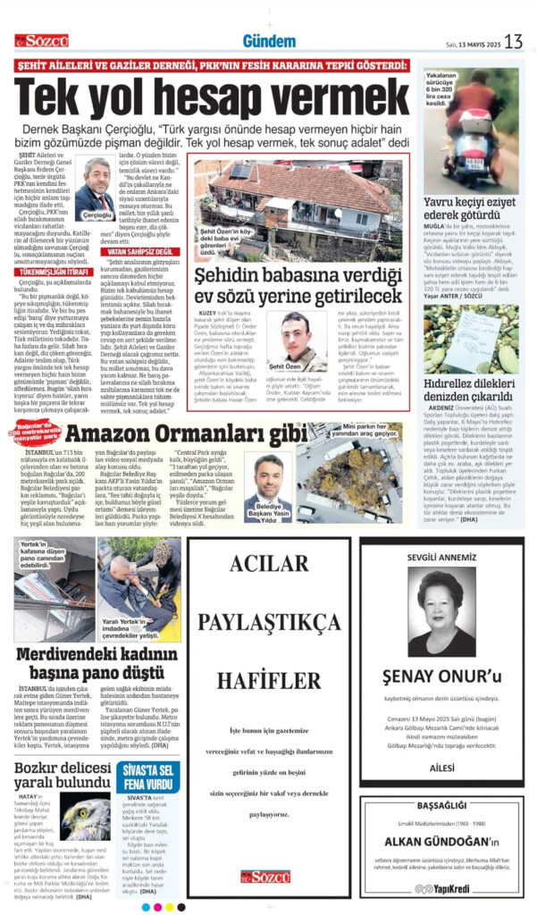 13 Mayıs
