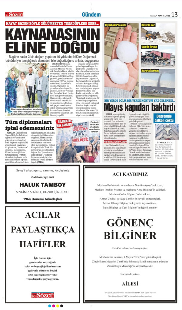 4 Mayıs İlanları