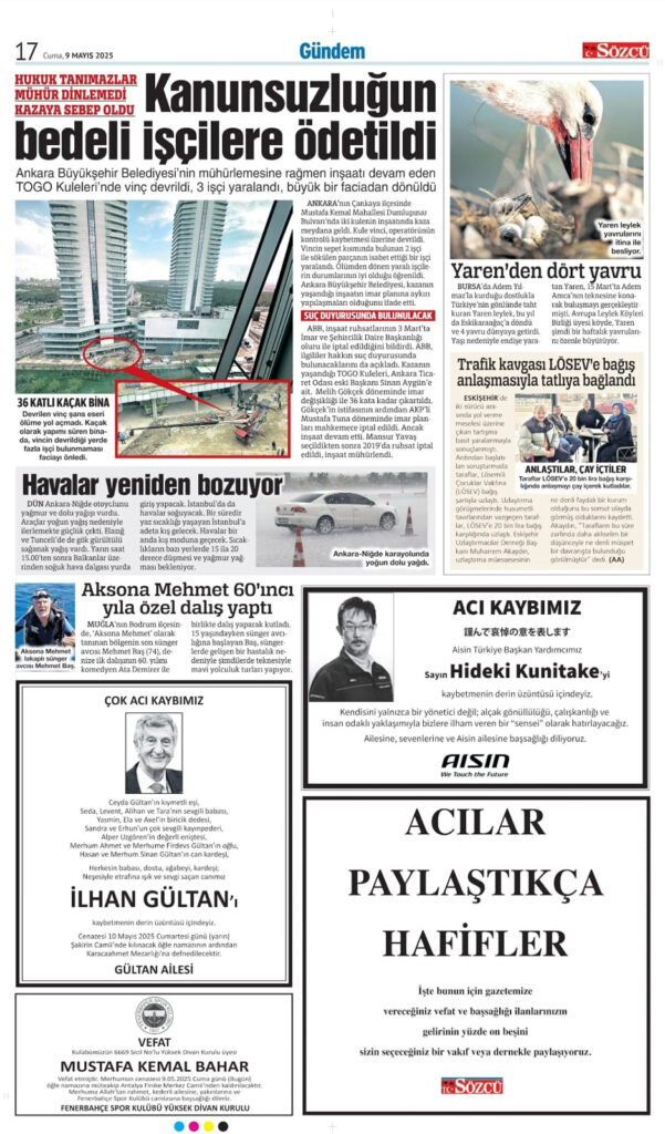 9 Mayıs İlanları
