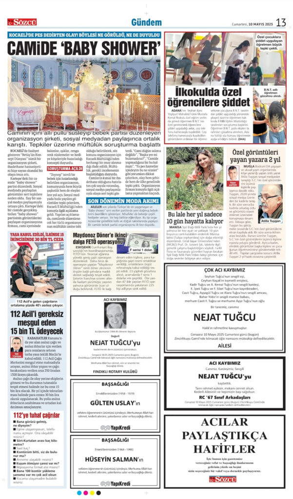 10 Mayıs İlanları