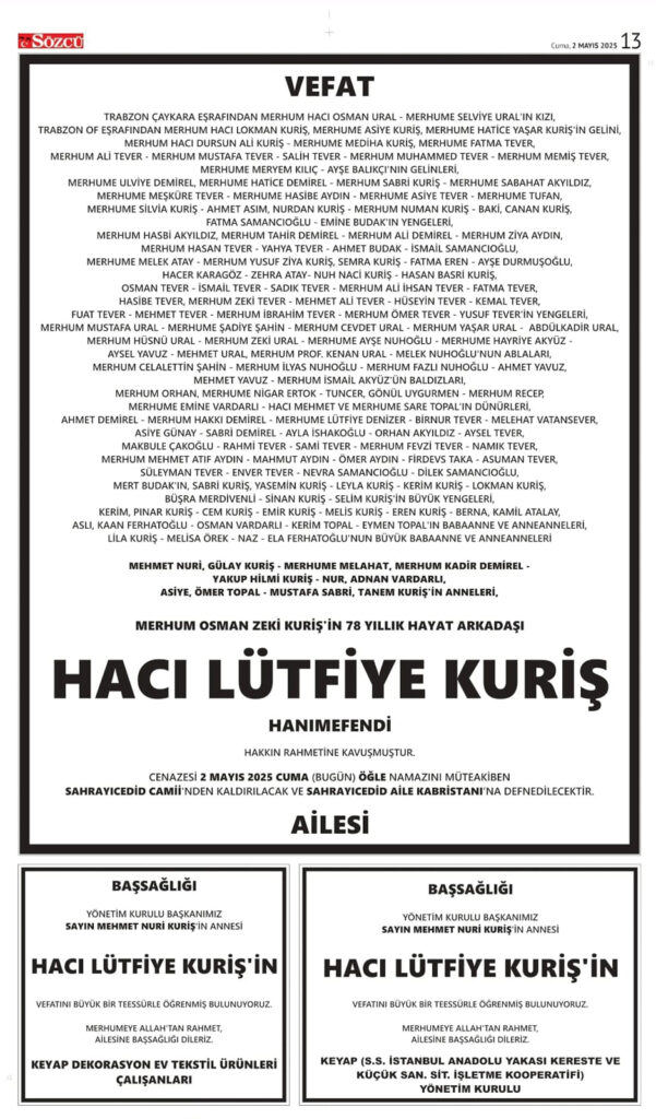 2 Mayıs İlanları 2