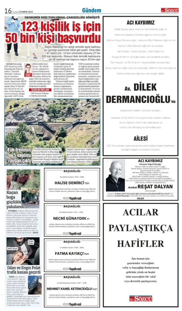 23 Mayıs ilanları 4
