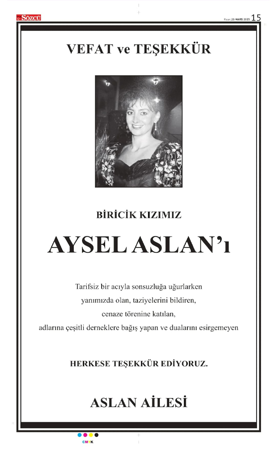 25 Mayıs İlanları