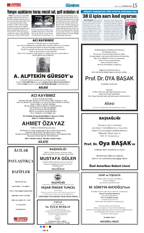 26 Mayıs İlanları