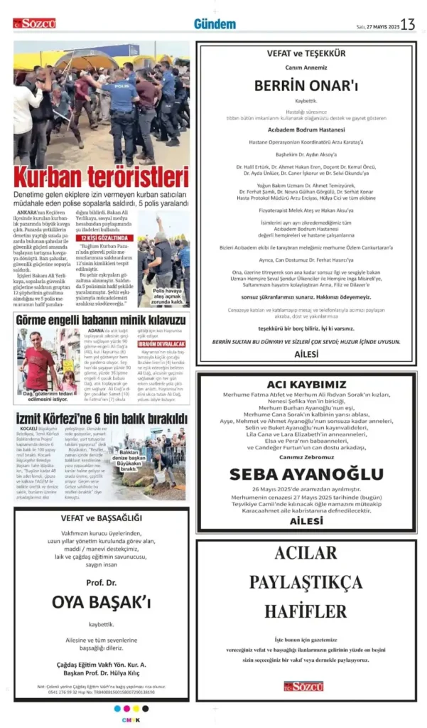 27 Mayıs İlanları