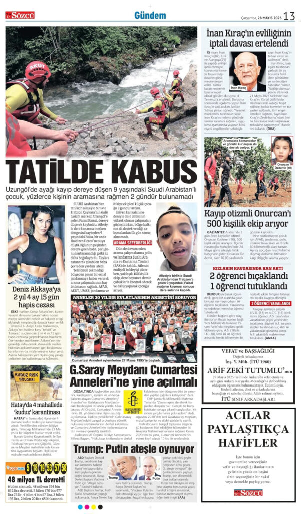 28 Mayıs İlanları