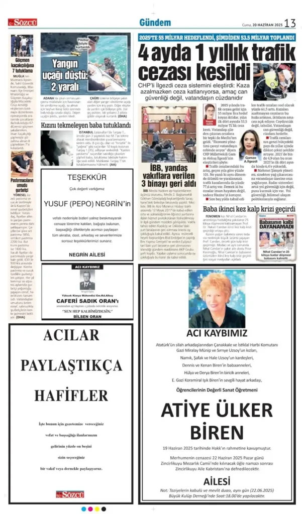 20 haziran ilanları