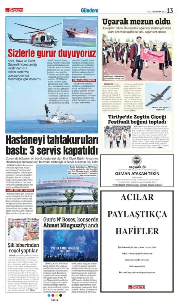 3 Haziran İlanları