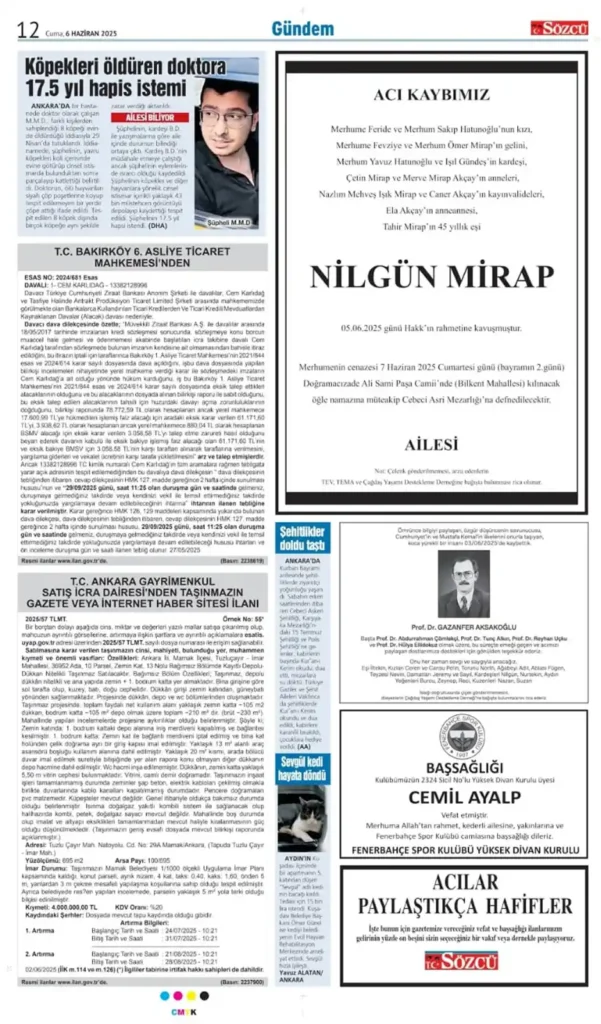 6 Haziran İlanları