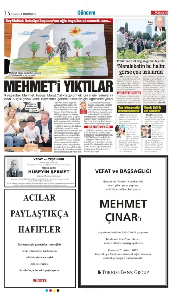 7 Haziran İlanları