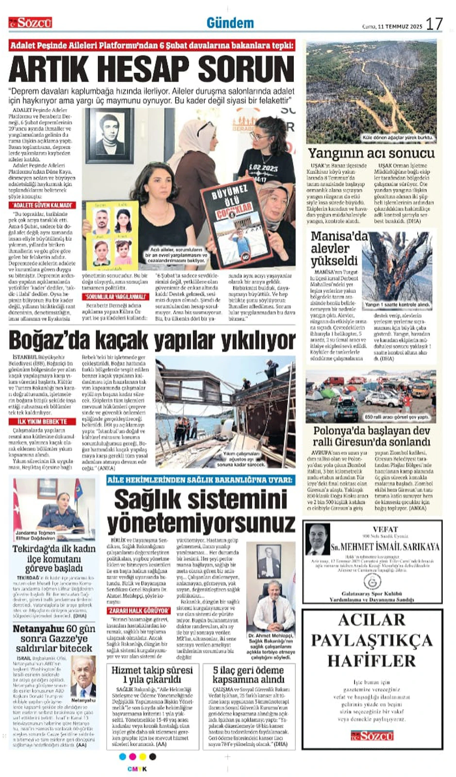 11 Temmuz İlanları