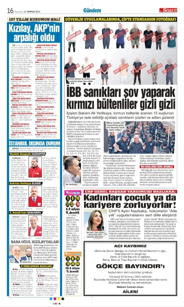 21 Temmuz İlanları