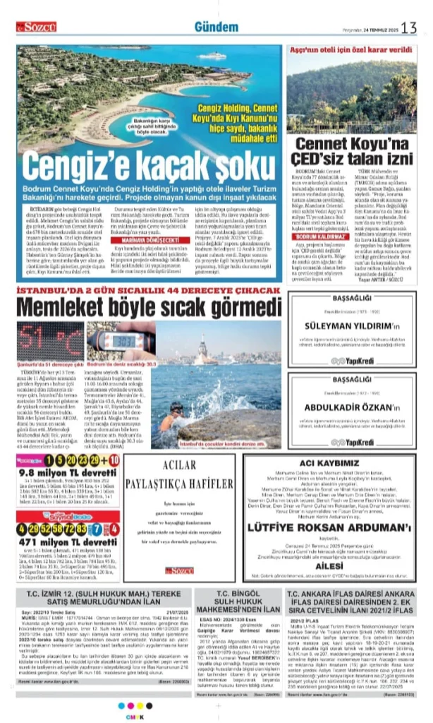 24 Temmuz İlanları