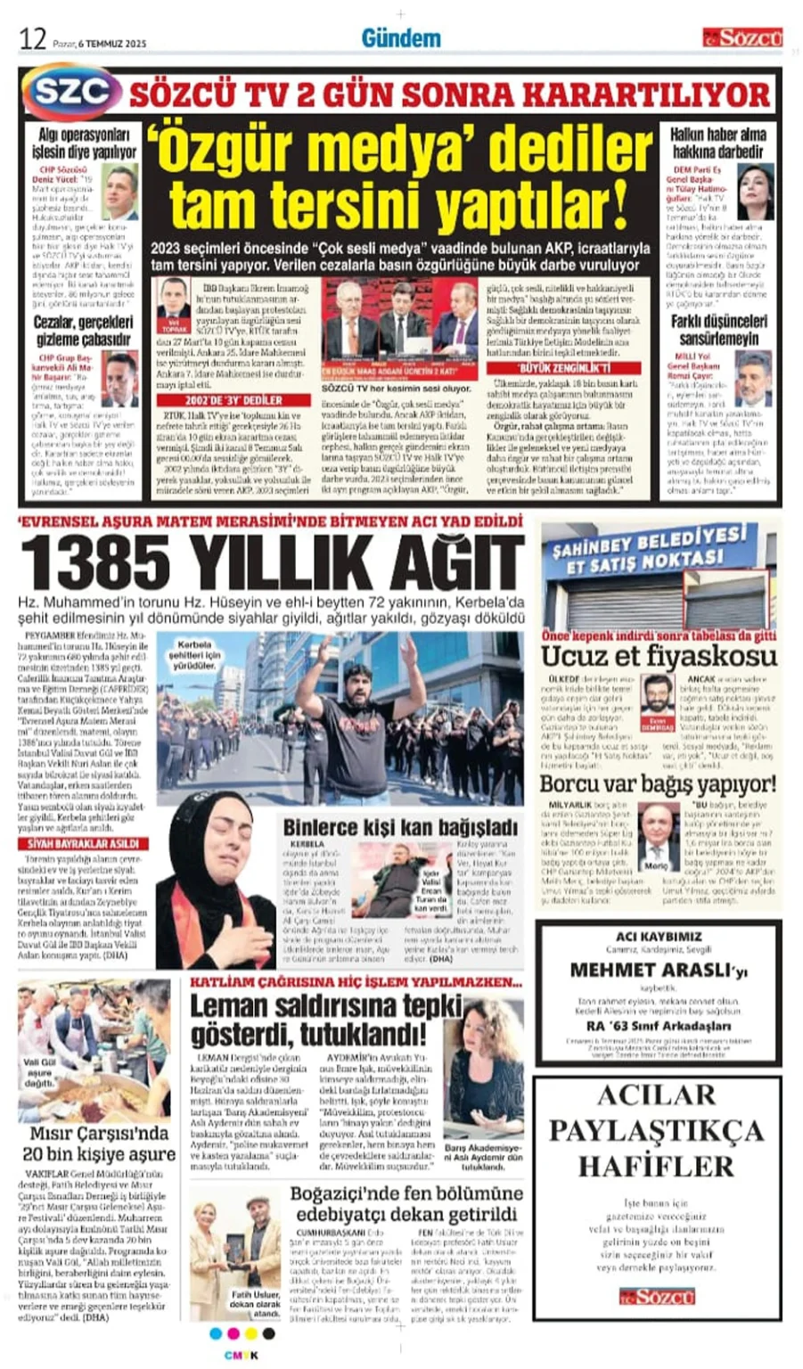 6 Temmuz İlanları