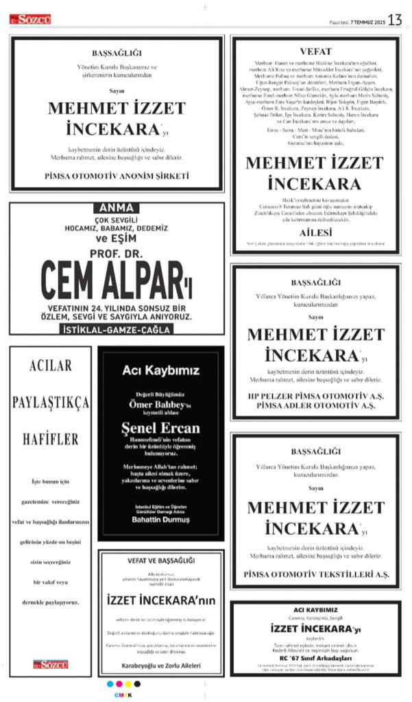 7 Temmuz İlanları 2