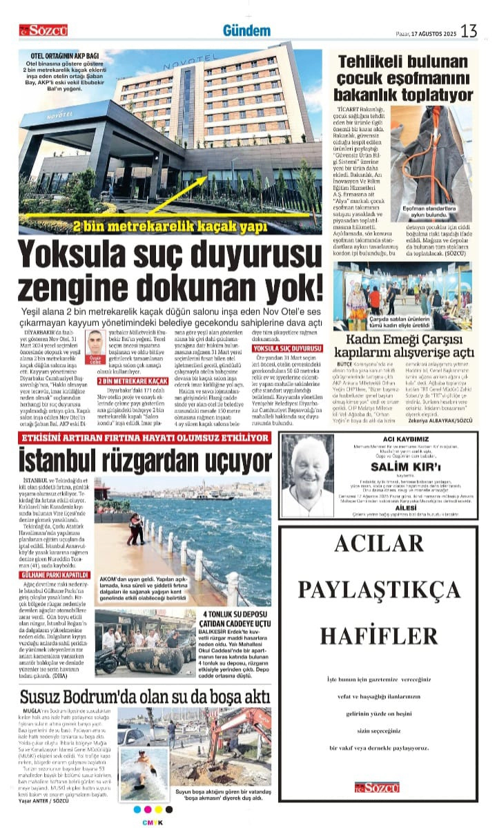 17 Ağustos İlanları