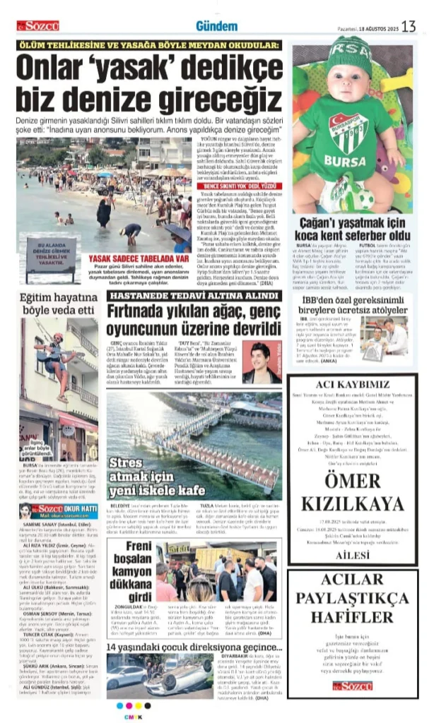 18 Ağustos İlanları