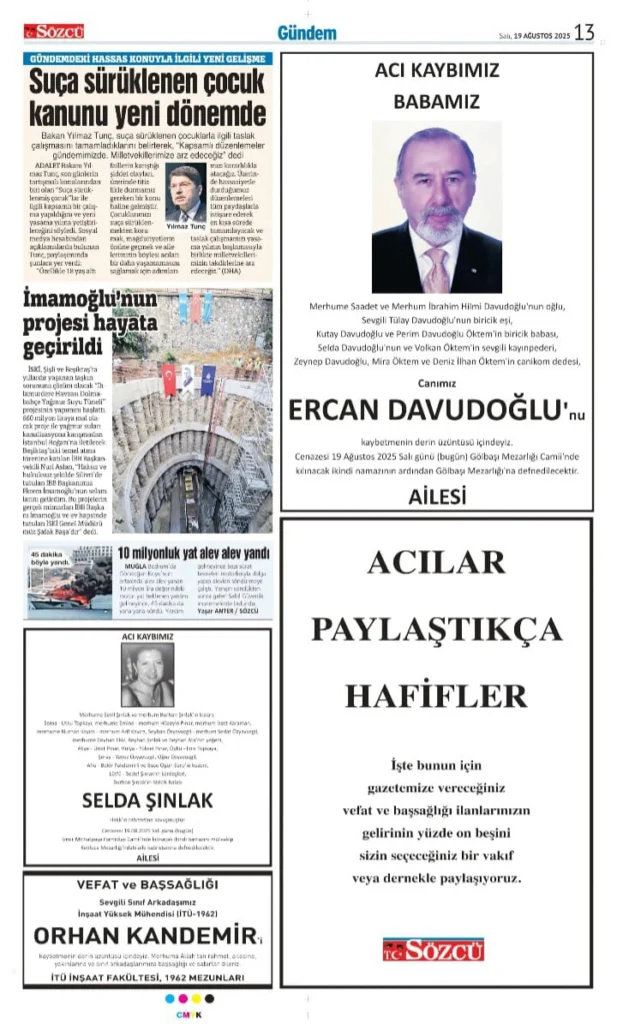19 Ağustos İlanları