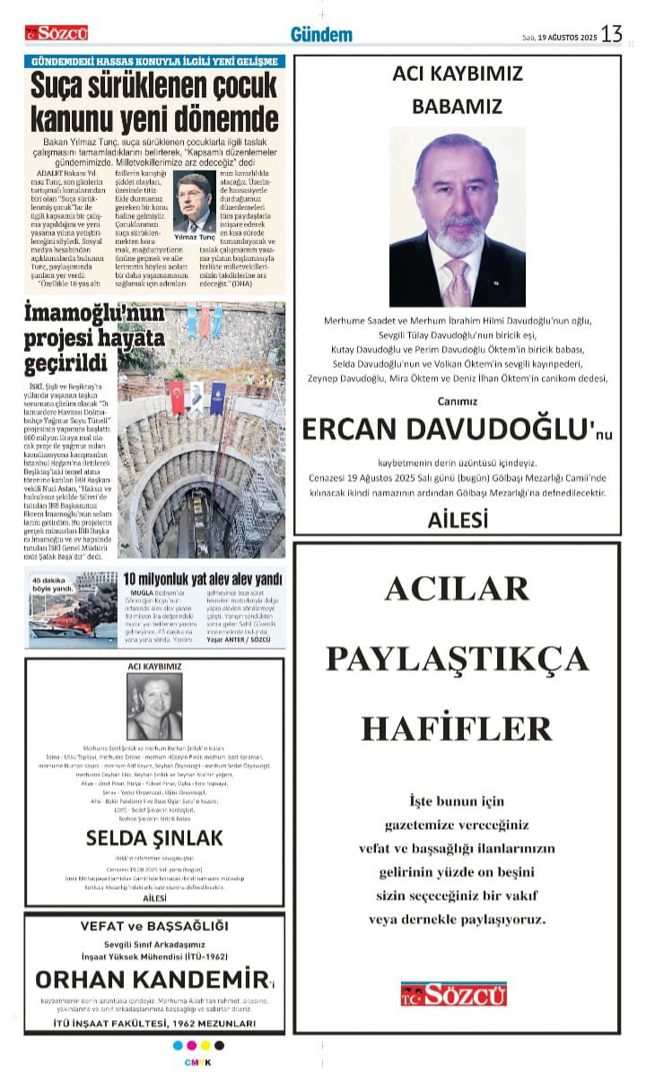 19 Ağustos İlanları