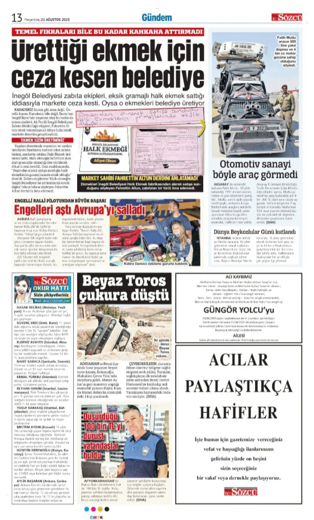 21 Ağustos ilanları
