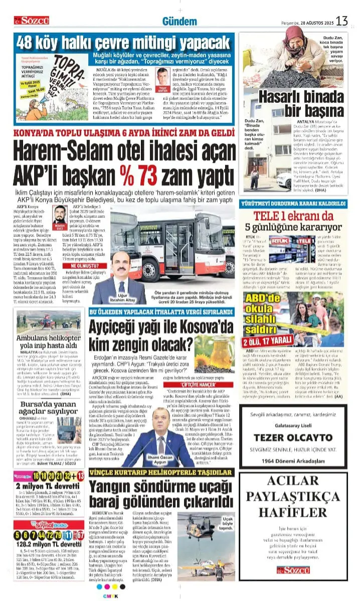 28 Ağustos Vefat İlanları