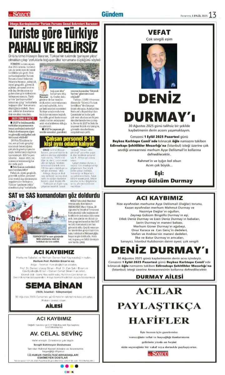 1 Eylül İlanları