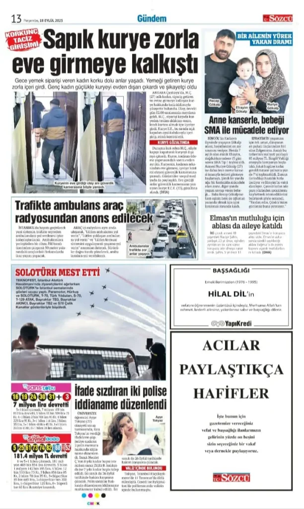 18 Eylül İlanları