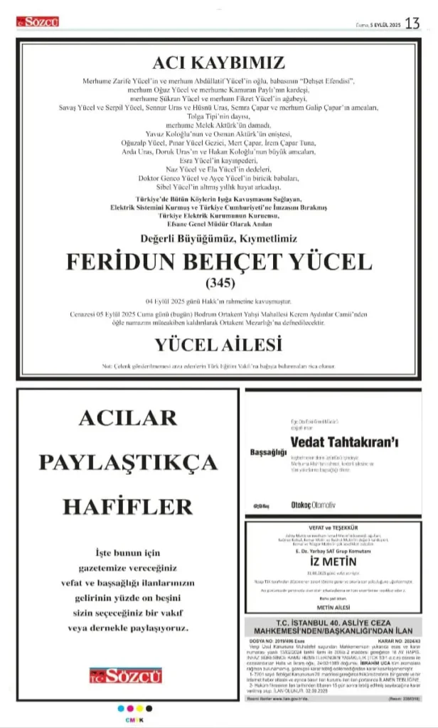 5 Eylül İlanları