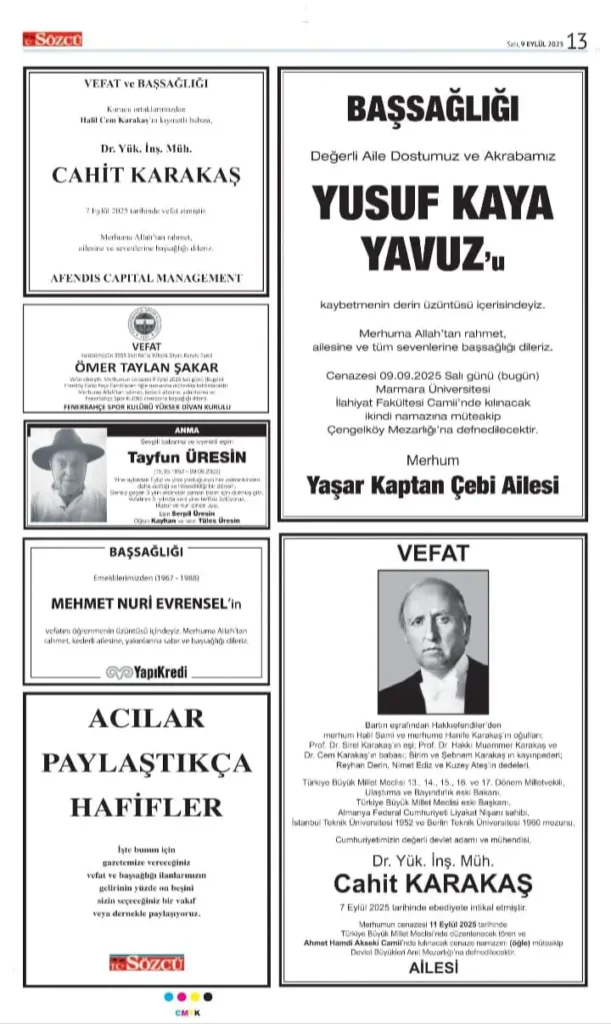 9 Eylül İlanları