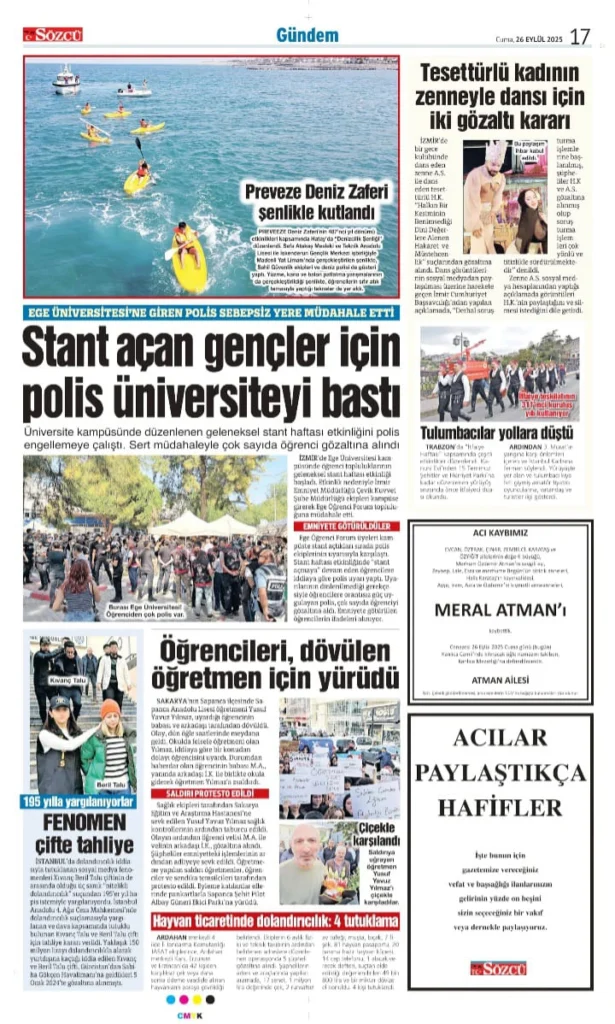 26 Eylül İlanları