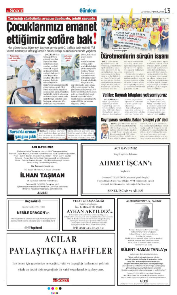 27 Eylül İlanları