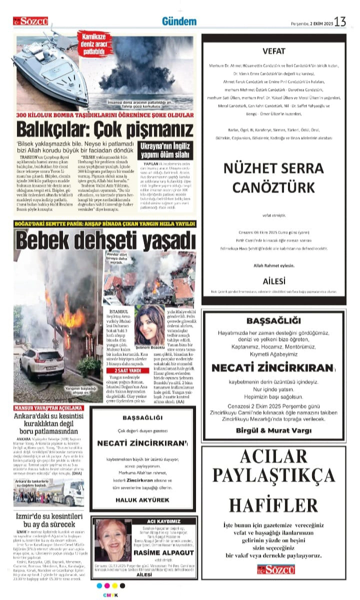 2 Ekim İlanları