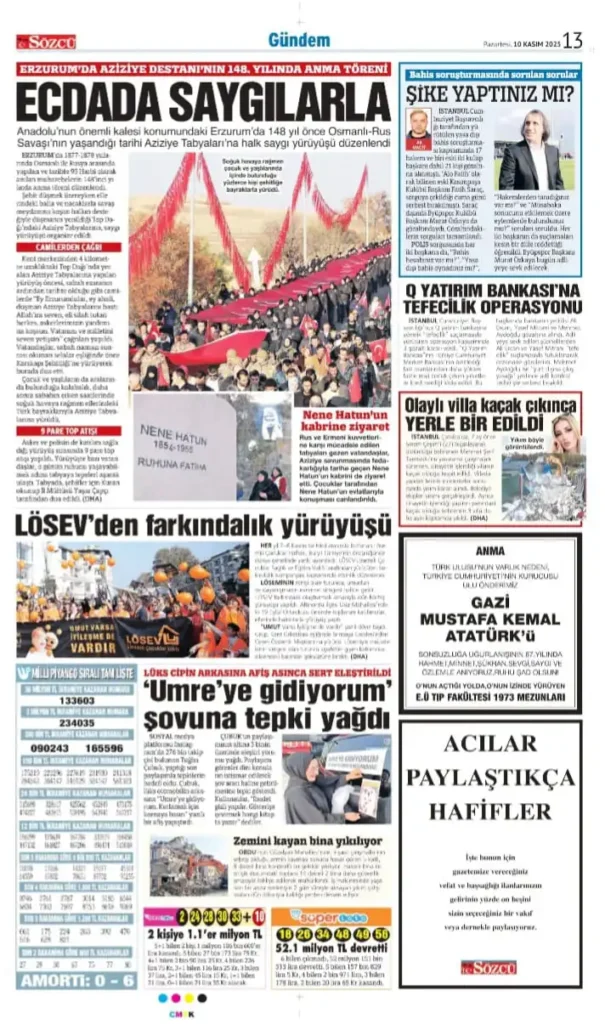 10 Kasım İlanları