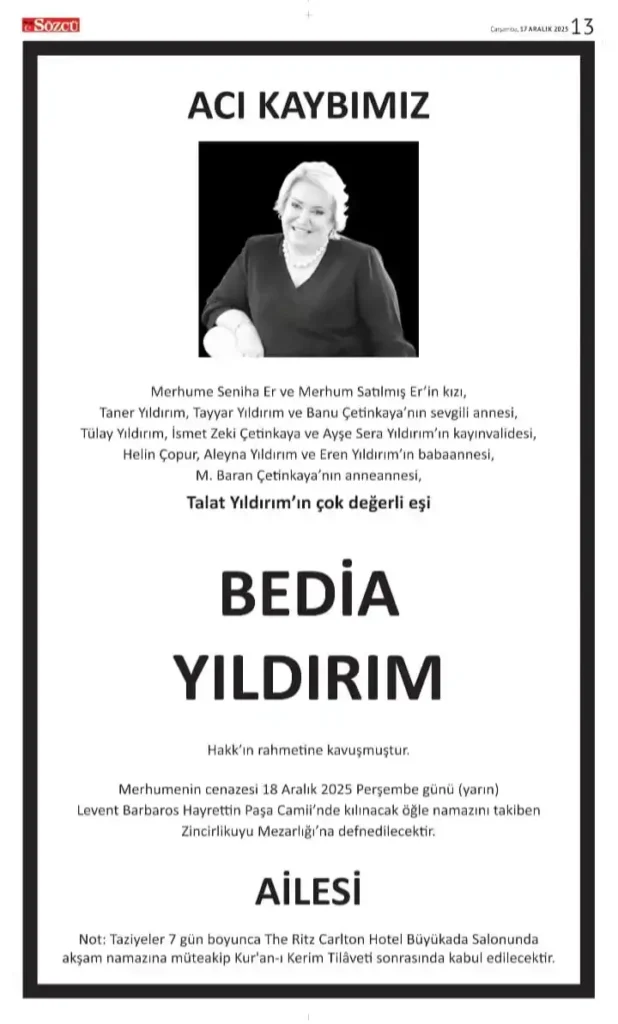 Sözcü 17 Aralık İlanları 2