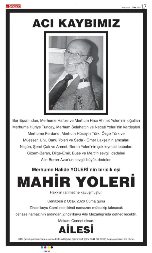 Sözcü 1 Ocak 2026 İlanları 4