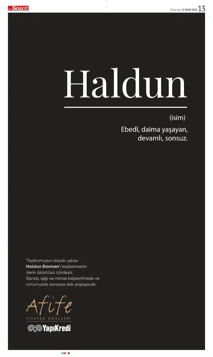 Sözcü gazete 22 ocak 2026 İlanları 2